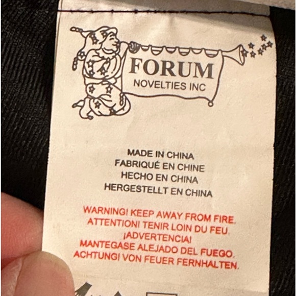 Forum Novelties Black Coat Steampunk Wizard Mid Evil Full Length Long Sleeve - Picture 3 of 4